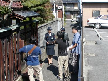 NHKの取材の様子