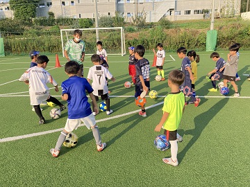 サッカー教室の写真
