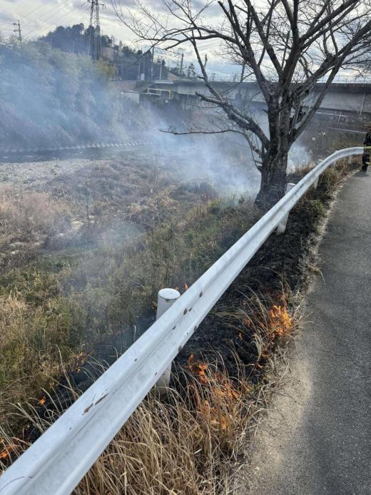 野焼きから発生した火災1