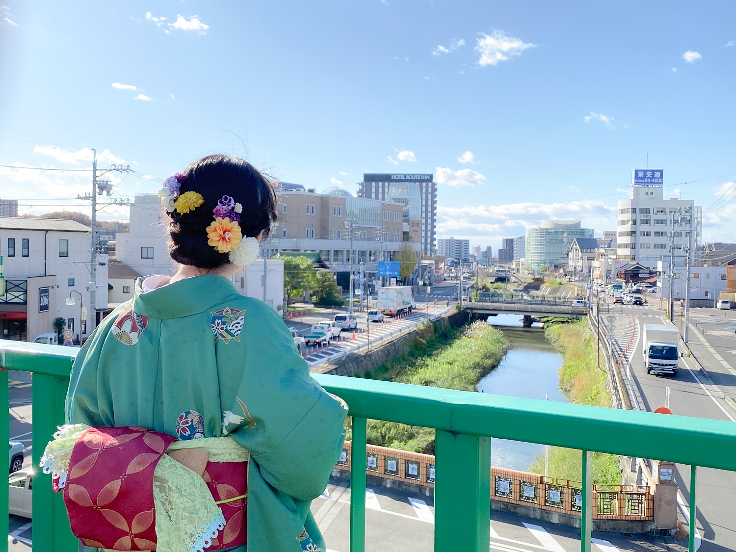 着物でまちめぐり