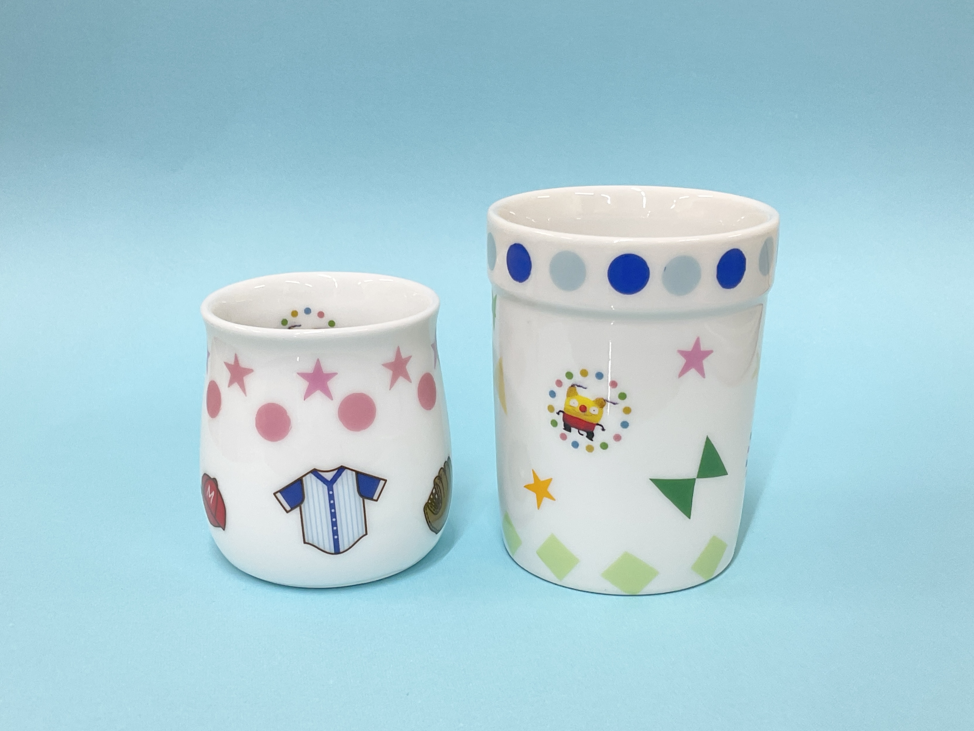 カラフル転写紙で器を飾ろう