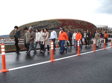 愛知万博総合防災訓練に参加 愛知万博総合防災訓練に参加の様子