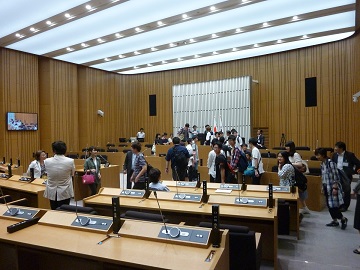 議場見学 議場見学