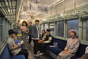 瀬戸蔵ミュージアムのせと電車内の写真
