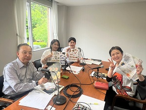 ラジオ収録時の様子