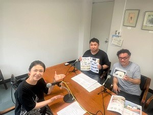 ラジオ収録時の様子