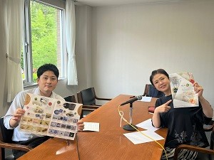 ラジオ収録時の様子