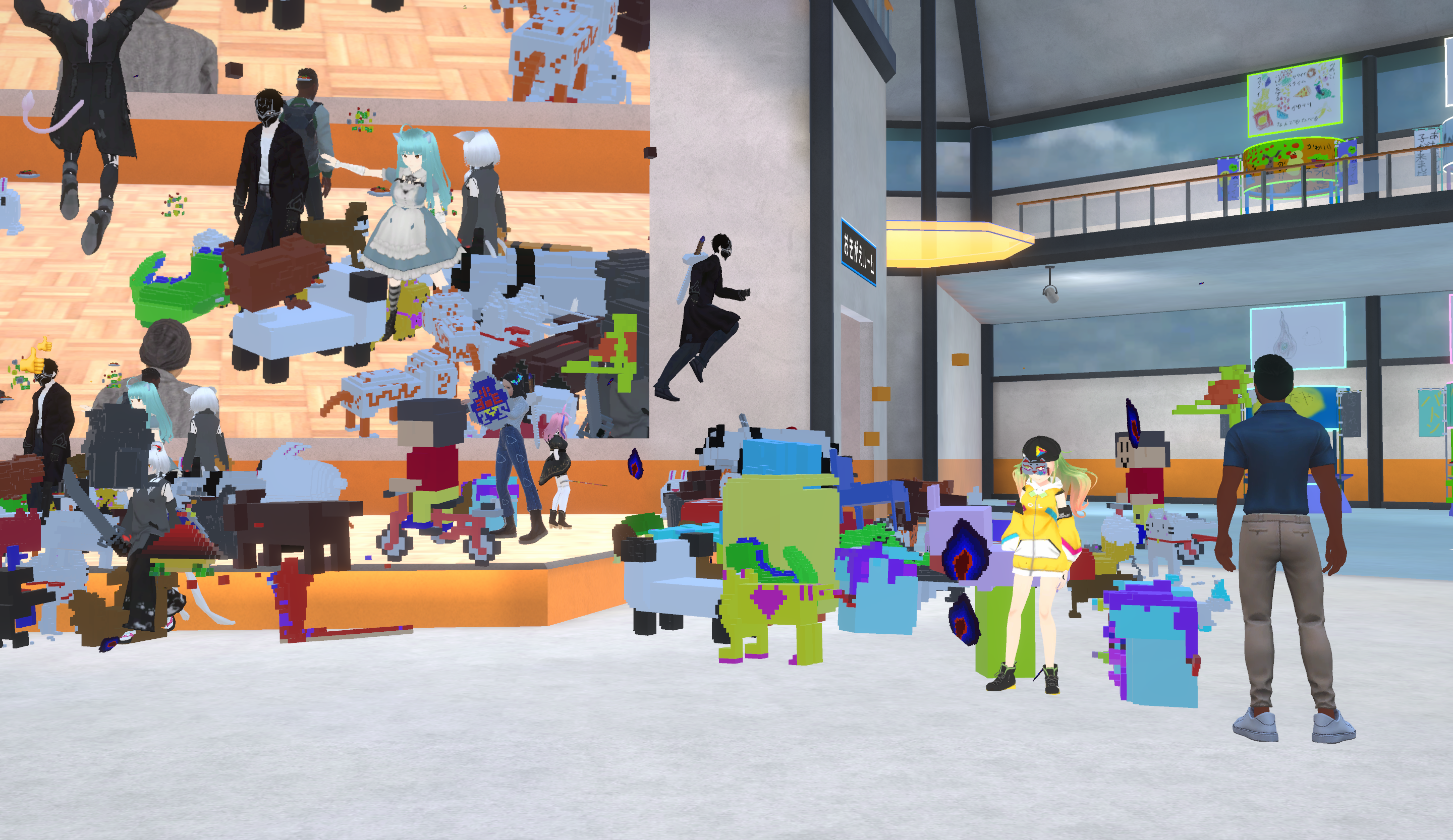 こどもマーケットの様子