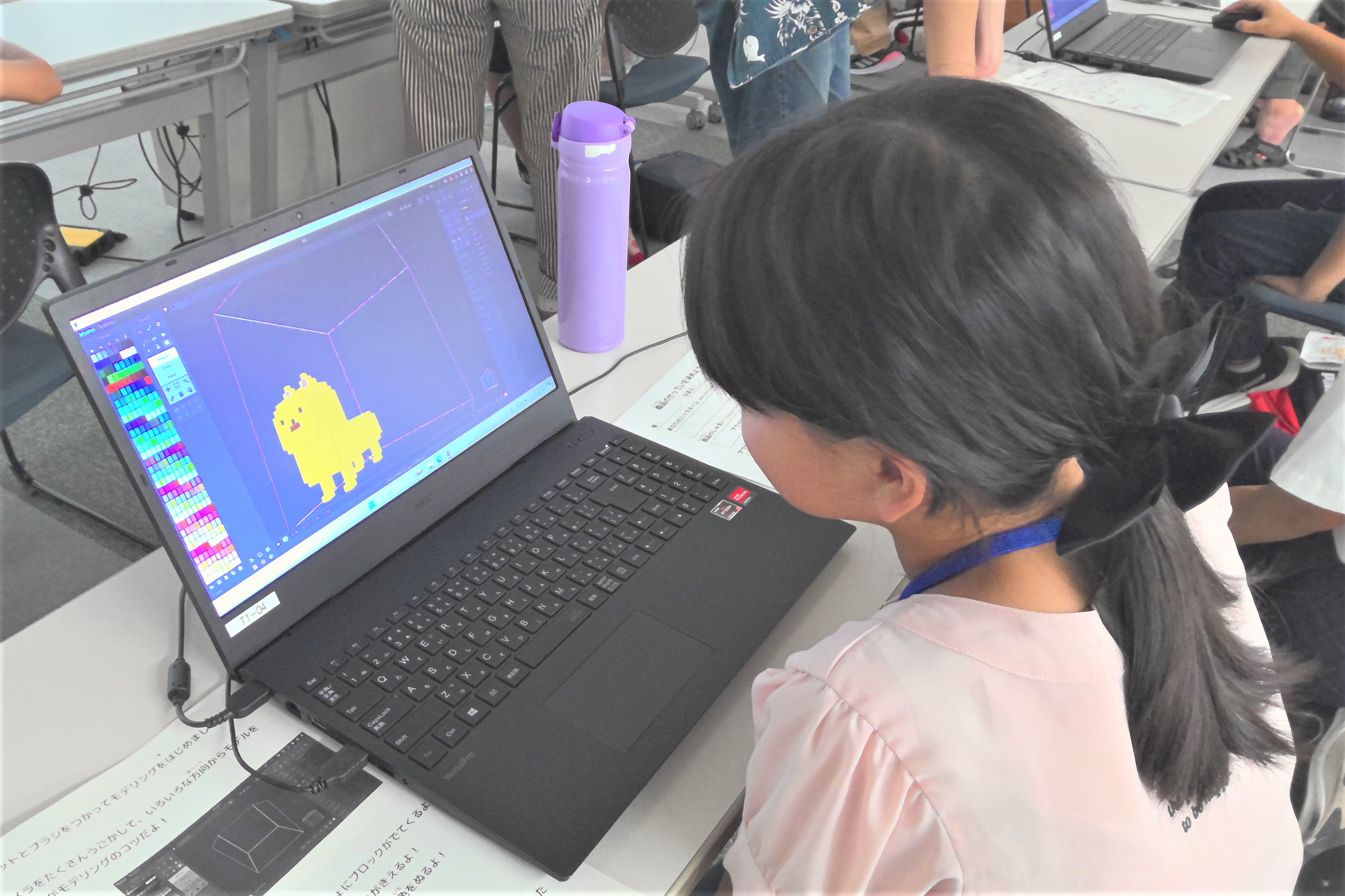 CG制作に取り組みました。